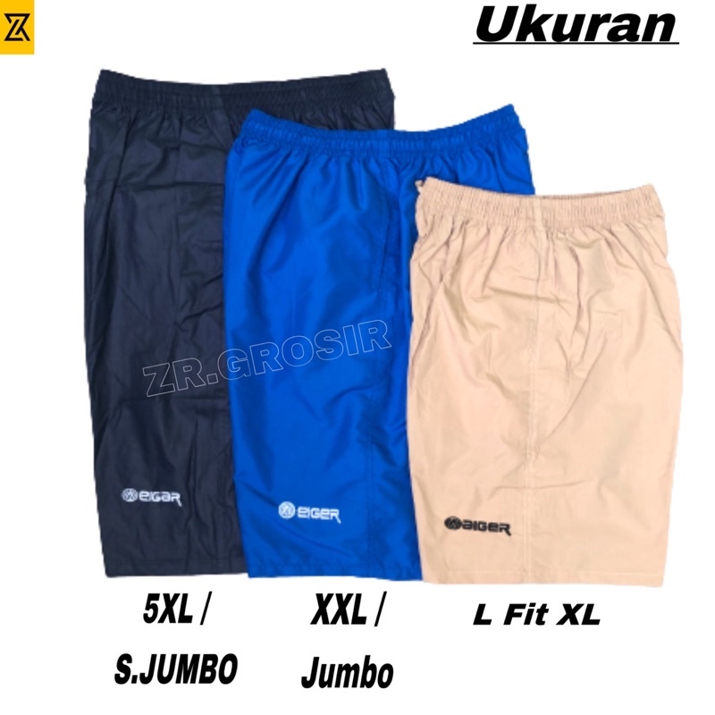 Celana Pendek Pria Wanita Super jumbo Big Size XXXL- XXXXL iger