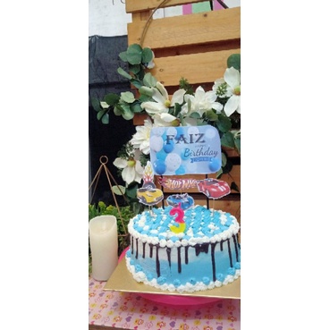 

Kue ulang tahun / kue tart diameter 28cm