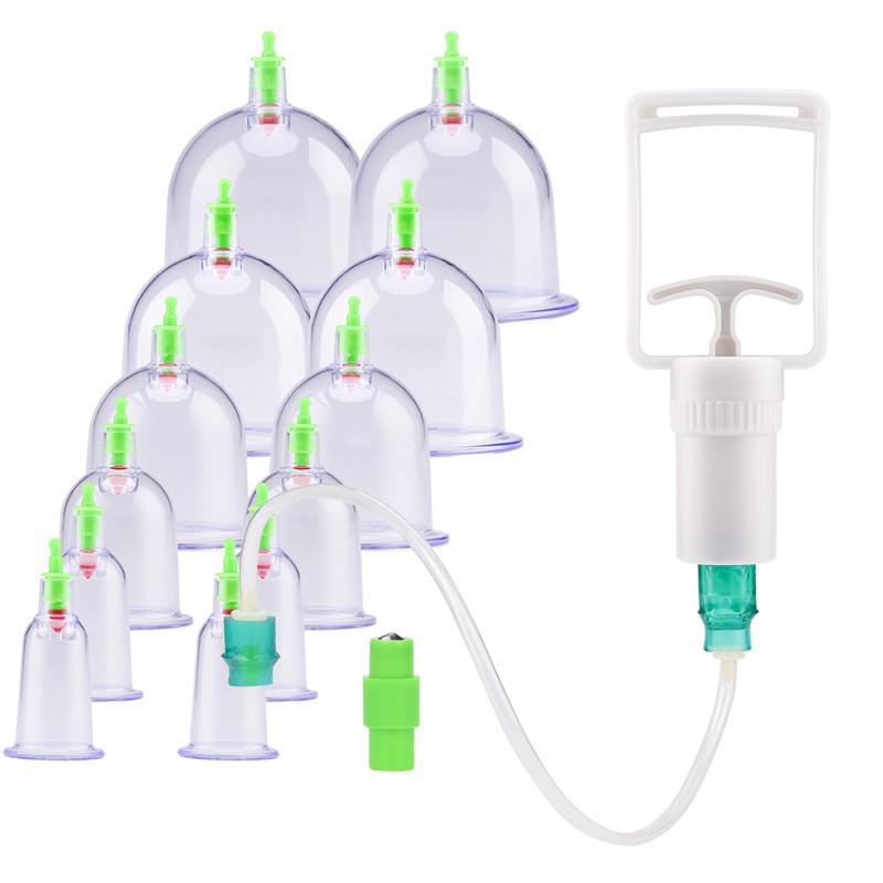

CkeyiN 12Pcs Cup Vacuum Bahan Silikon untuk Pijat / Terapi Selulit