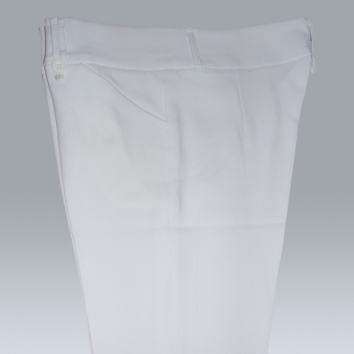 Lovely Snow White Plain Chinos Pants Celana Kerja Wanita  Stretch Putih / White