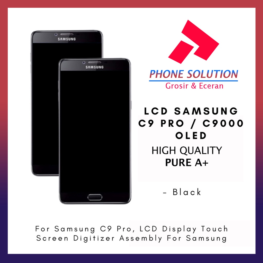 LCD Samsung C9 Pro / LCD Samsung C9000 Oled Fullset Touchscreen // Supplier LCD Samsung - Garansi 1 Bulan