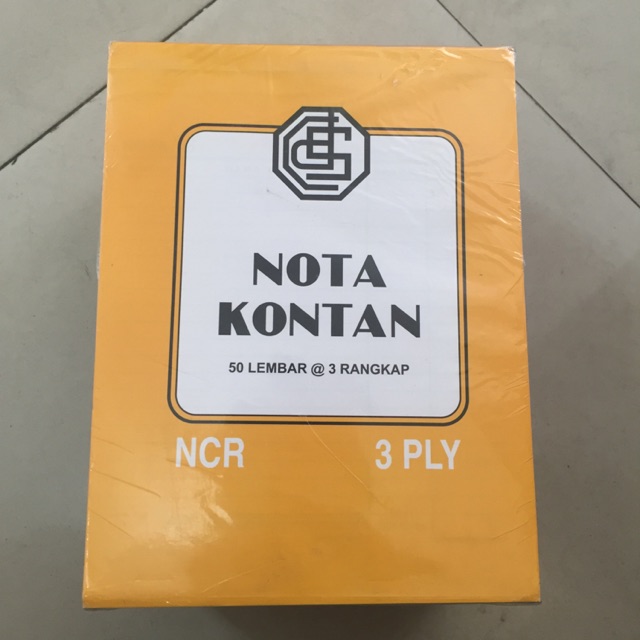 Nota kontan 3ply isi 50 lembar