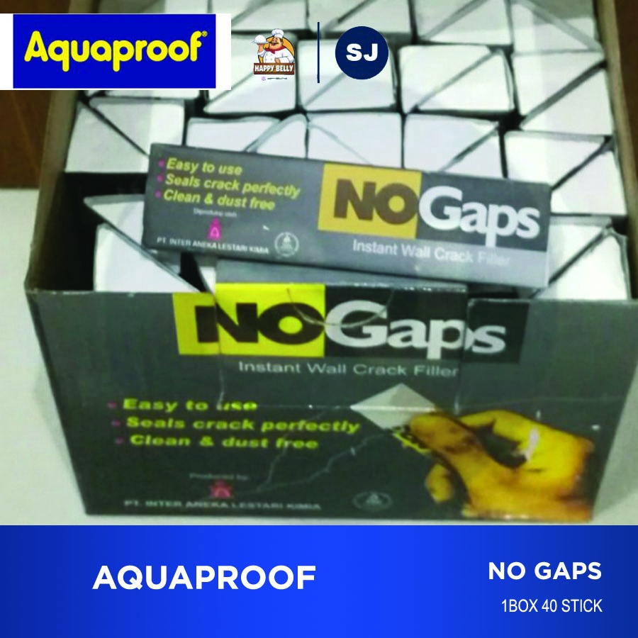 NO GAPS Dempul Kapur Aquaproof Penutup retak dinding tembok Instan