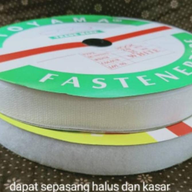 

[[COD]] velcro hitam lebar 2,5 cm. 1 rol /magic tape/prepet/pita perekat FREE ONGKIR Kode 552