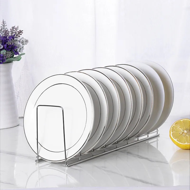 Stainless Steel Dish Drying Rack / Kitchen Countertop Drainer Holder / Multifunctional Organizer Shelf For Plates, Cutting Boards, Bakeware, Pots &amp; Pans