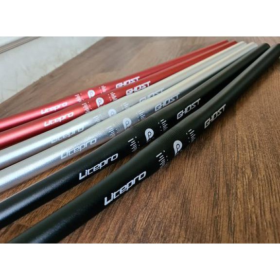 PROMO !! Original .. Stang Handlebar Litepro Ghost Alloy . sepeda lipat seli . bisa federal mtb city bike commuter classic klasik jadul diameter 25.4mm standar standart stem alloy allumunium alumunium not litepro monster