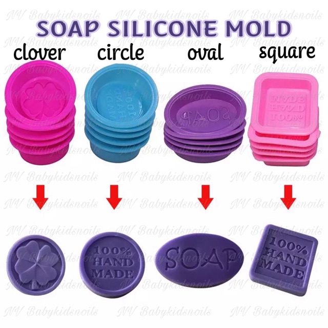 CETAKAN SABUN SILIKON / SILICONE SOAP MOLD / CETAKAN SILIKON SABUN / DIY SOAP MOLDS