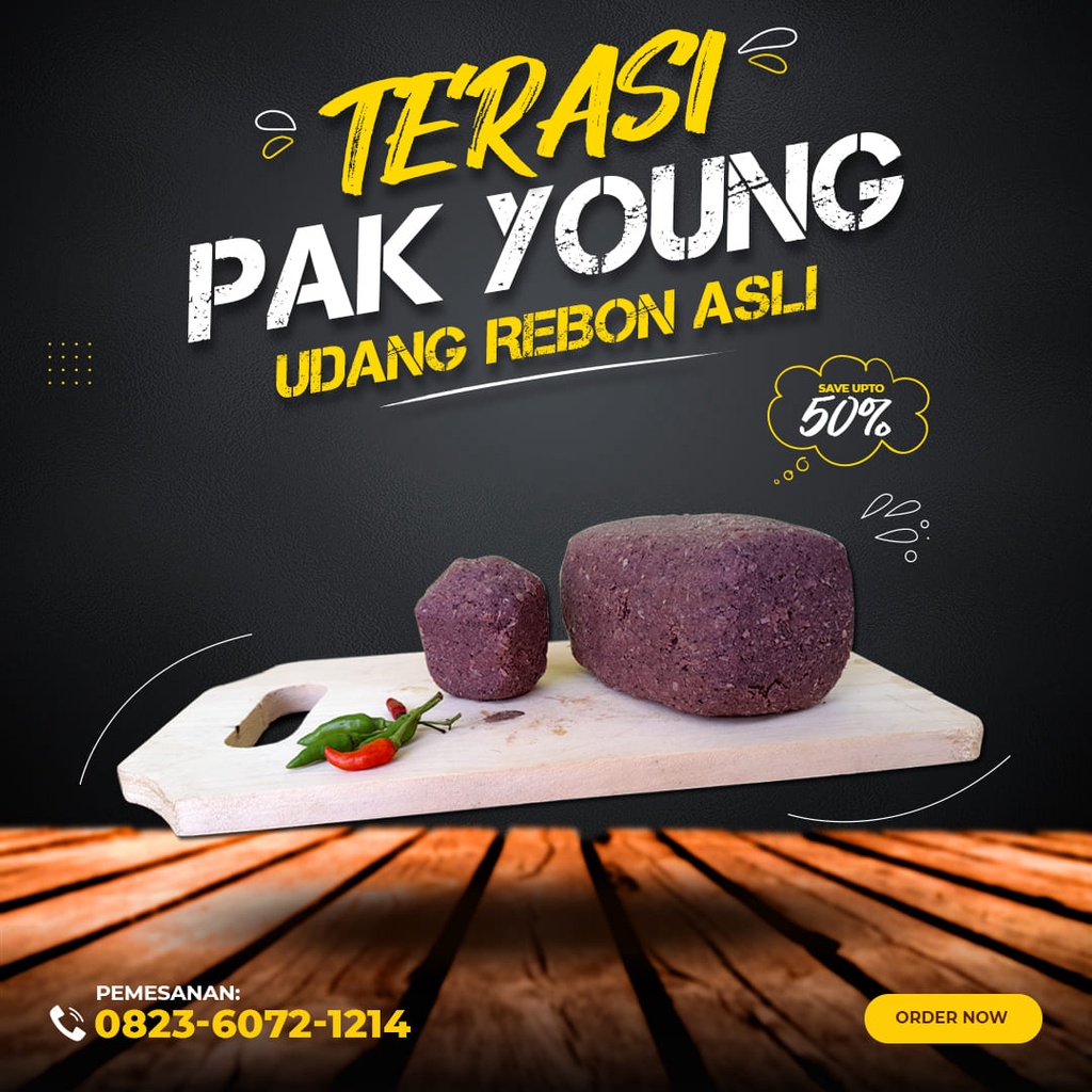 

Terasi Aceh Pak Young Udang Rebon Asli - 500gr