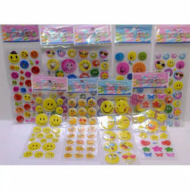 D4 Stiker Anak Cewek Cowok | Sticker Lucu Anak | Mainan Tempel Puzzle