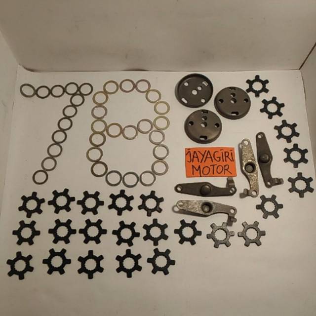 Mio Ring Pully Plat Sentrik Tahanan Gigi Stater Starter Bintang Rumah CVT Roller Sintrik Pulley J