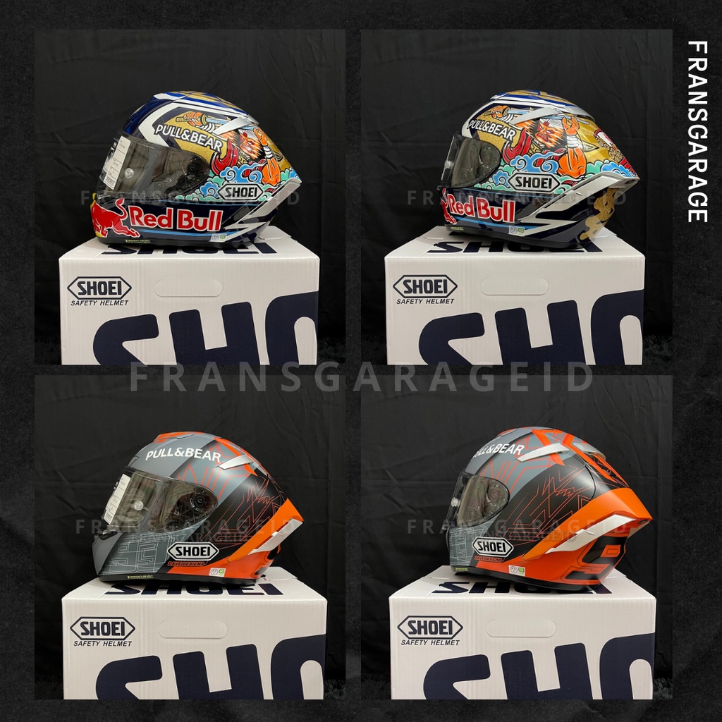 HELM SHOEI 1:1 PREMIUM CLONE - X14 MOTEGI 3 RED BUL / BLACK CONCEPT V2 PREMIUM