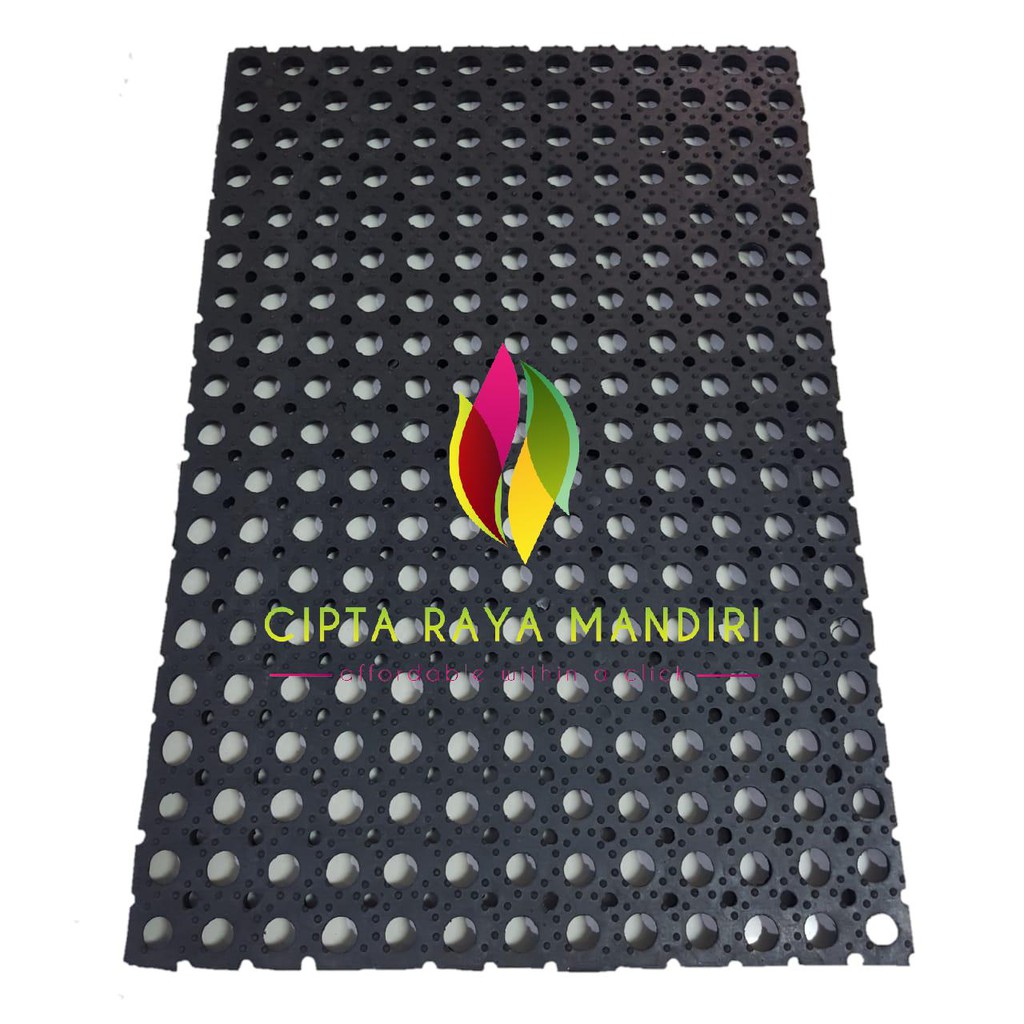 Keset Karpet Karet Anti Slip Kamar Mandi 50 x 75 Tebal - UBO