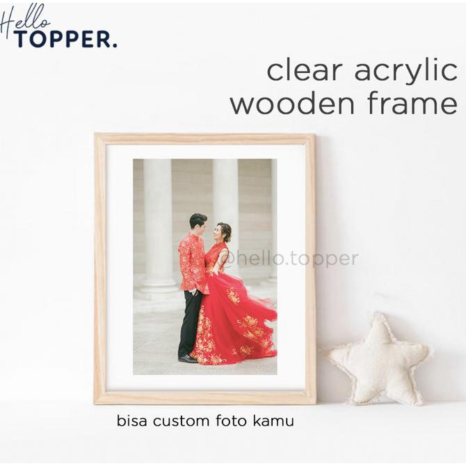 Print Foto Floating Frame Gift Akrilik | Custom Akrilik Gift Frame helloto99 Murah