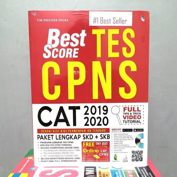 Buku Best Score Tes Cpns Cat 2019 2020 Paket Lengkap Skd Skb Shopee Indonesia