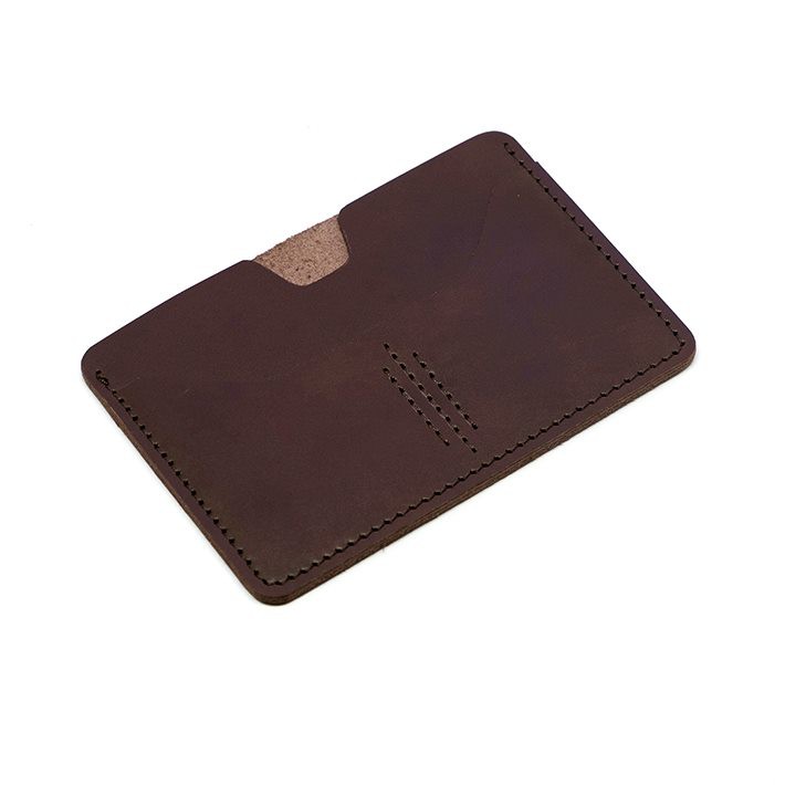 dompet passport simpel kulit sapi asli passport cover coklat - PHWL989