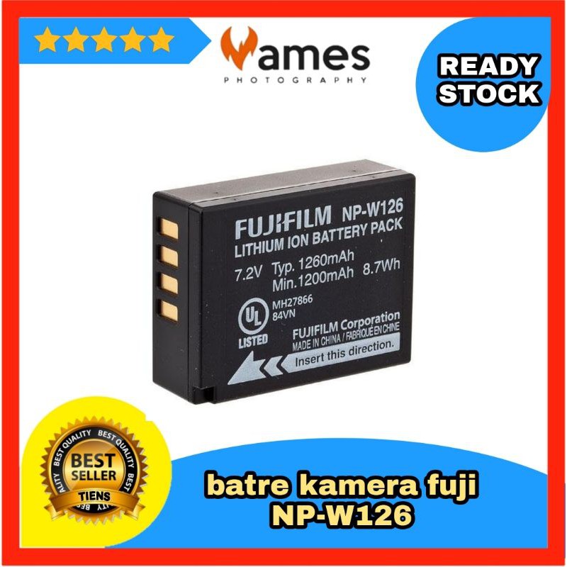 BATERAI KAMERA FUJIFILM NP-W126