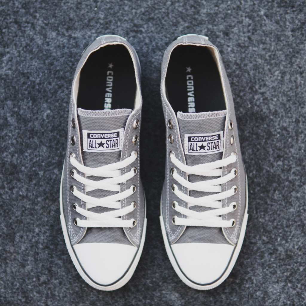 Sepatu Converse Allstar 70s Abu/Grey Sneakers Bertali Pria Wanita Sekolah Casual Convers Cowo Cewe