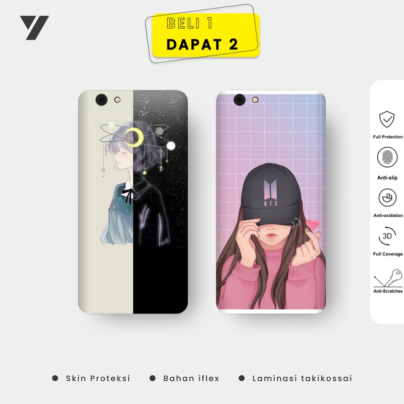 Garskin / Anti gores Advan G2 [Dapat 2 Garskin] - Motif 3