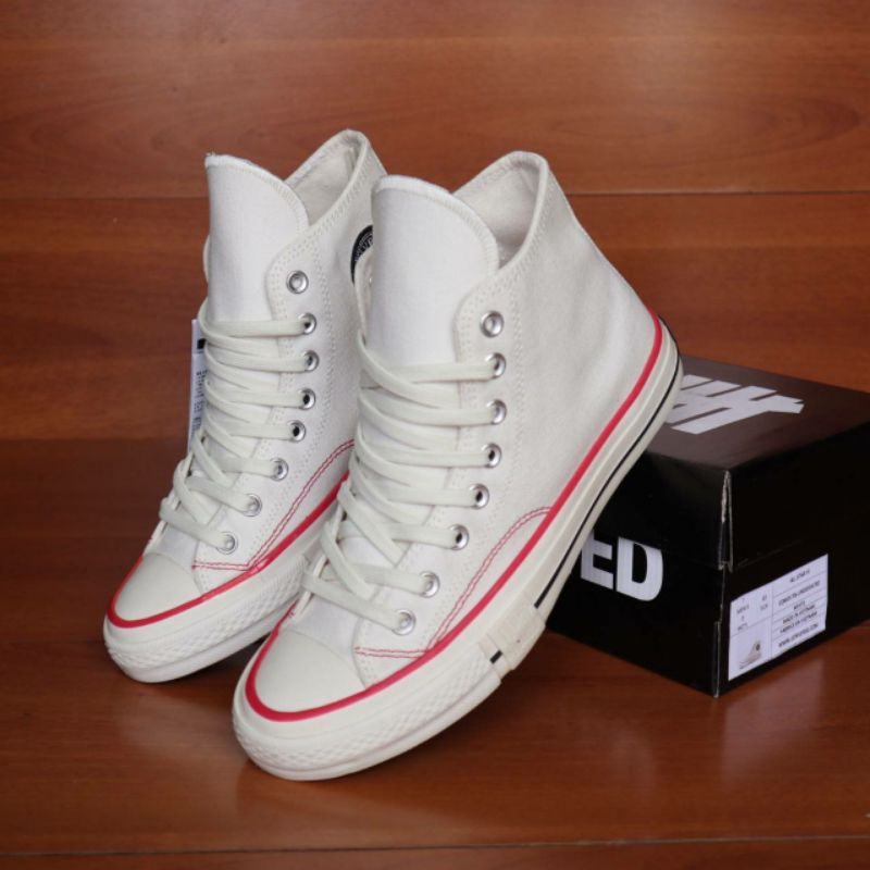 CONVERSE_70S ALL STAR CHUCK TAYLOR HIGH UNDEFEATED FUNDAMENTAL PREMIUM IMPORT MADE IN VIETNAM SEPATU
