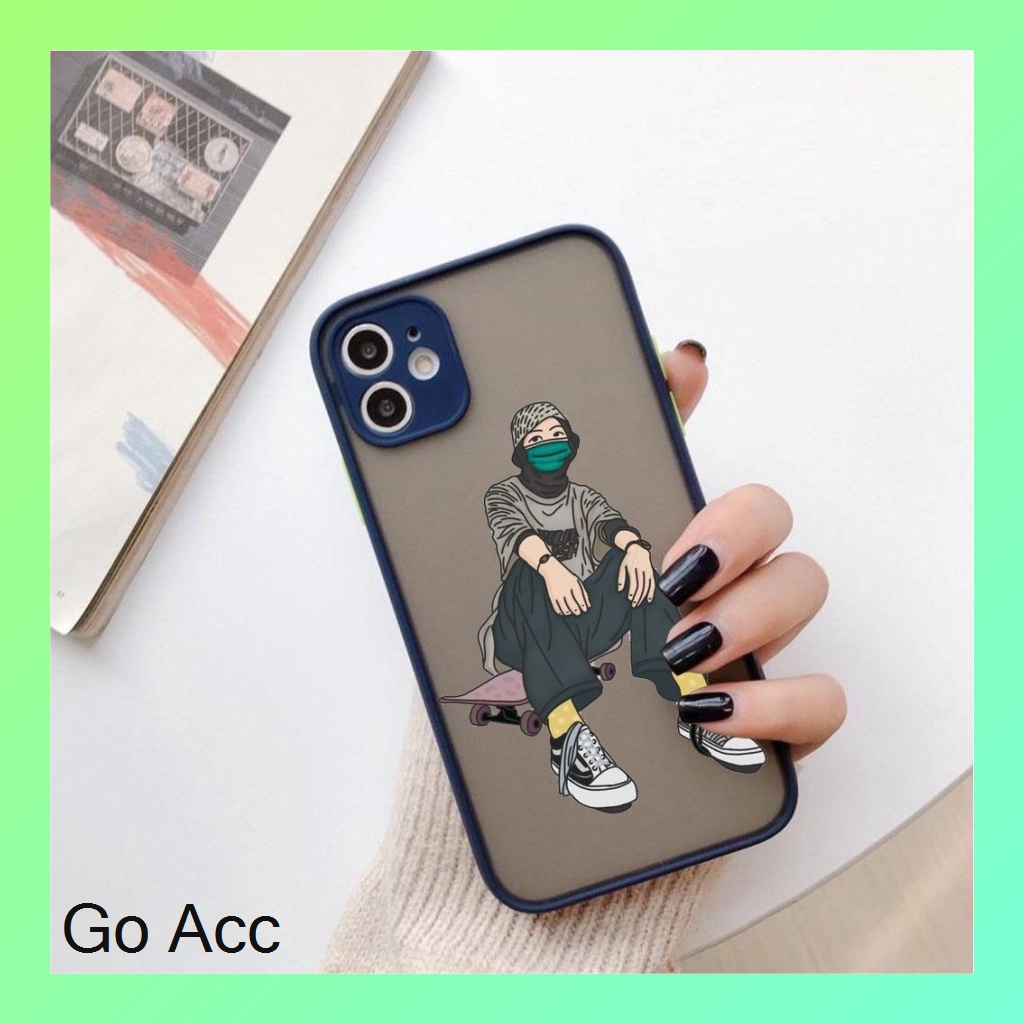 Softcase Hijab AA07 for Oppo Realme 2 Pro 3 5i 5s 7 7i 8 8i U1 U2 C1 C11 2021 C12 C15 C17 C2 C20 C20A C21 C21y C25 C3 C30 C31 C35 Narzo 20 30A 50a 50i 5G