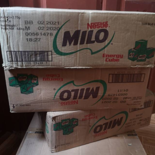 

Milo Cube @100Pcs(1Karton isi 24bungkus) EXP 2024