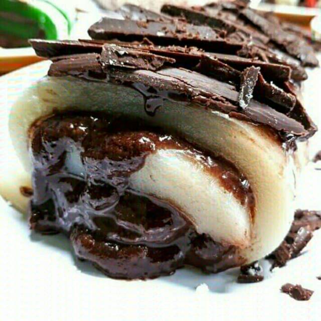 Mochi gulung ovomaltine/mochi roll/mochi full coklat/kue mochi/mochi enak/kue oleh-oleh