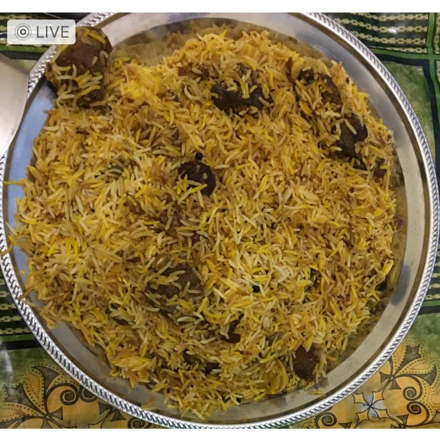 Nasi Biryani (Ayam/ Daging sapi/ Daging kambing