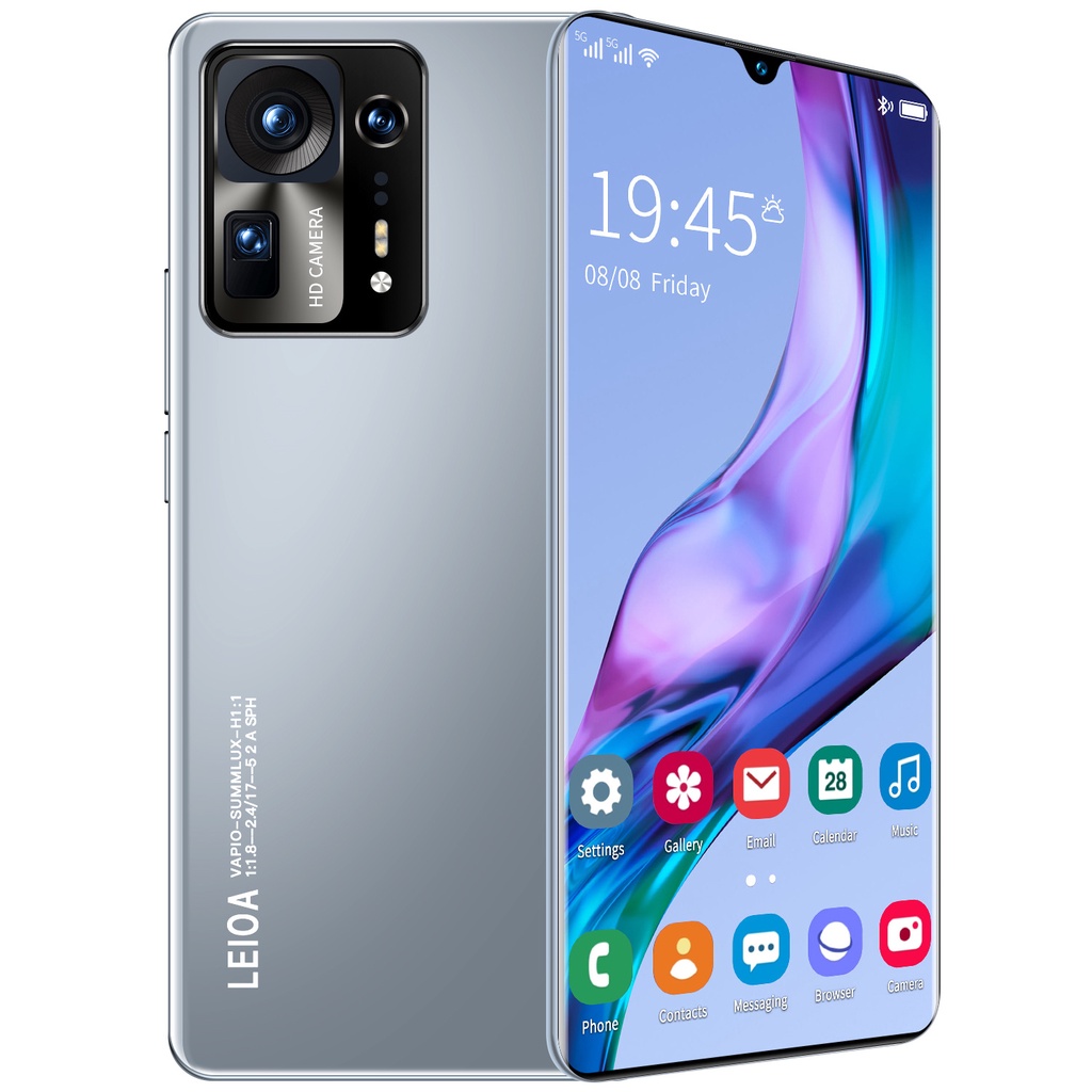 【Baru Spot】MIX4 Pro HP Smartphone RAM 8GB+128GB Handphone Murah Promo Cuci Gudang Android Original 7.2 Inci  HD Screen 5G Mobile Phone Best Gaming Performance Cellphone-Biru