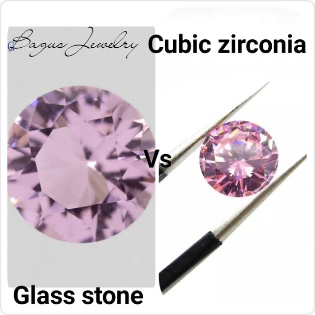 A5 Quality Fancy Color 7 - 7,5 MM Pink Yellow Round Cubic Zirconia A5 Quality