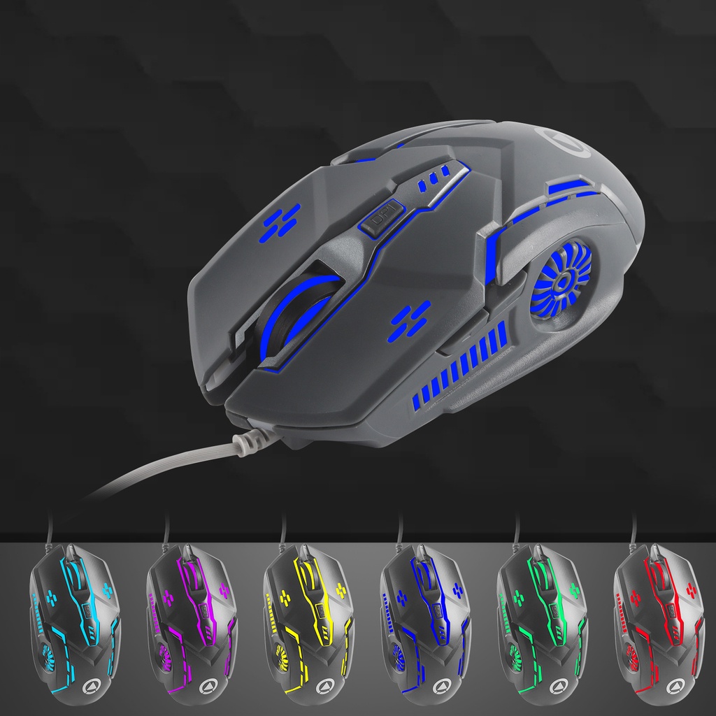 G5 Mouse Kabel Luminous Game E-sports Aksesoris Komputer Desain Ergonomis Merasakan Mekanik Cahaya Pernafasan Warna-Warni