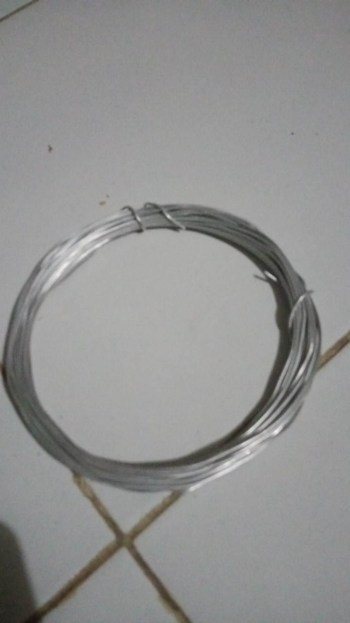Kawat Bonsai Putih Ecer Per Meter 1 Mm