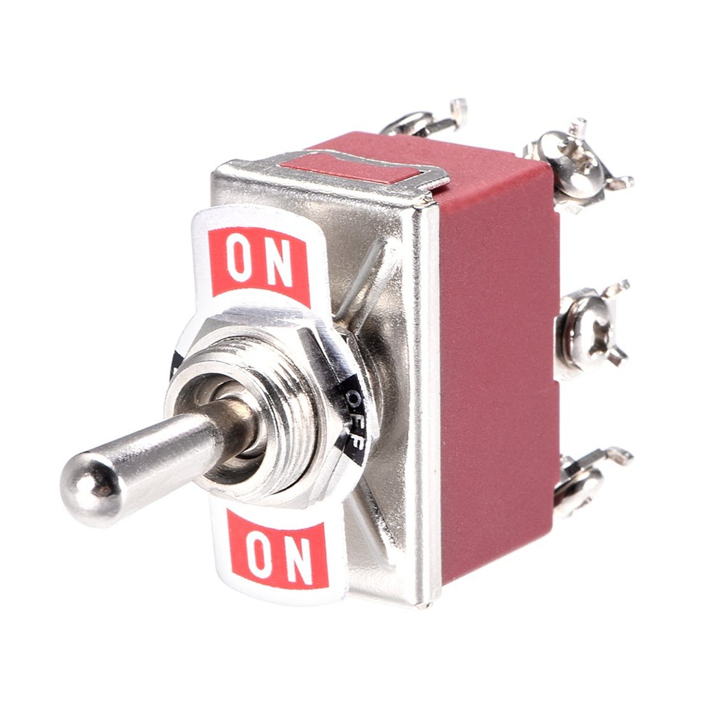 Saklar Togel Toggle 6 Pin ON OFF ON BESAR/ Togel Switch Mini 6 kaki