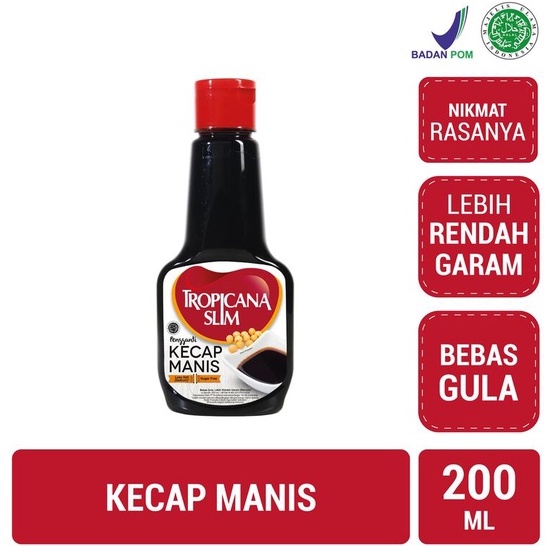 

TropicanaSlim Kecap Manis Botol 200 ml