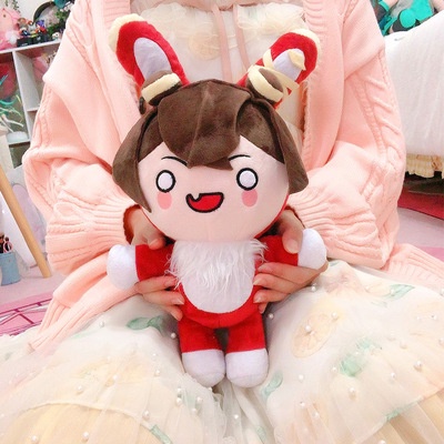 40cm Boneka Kelinci Genshin Impact Baron Bunny Amber Bahan Plush Untuk Cosplay