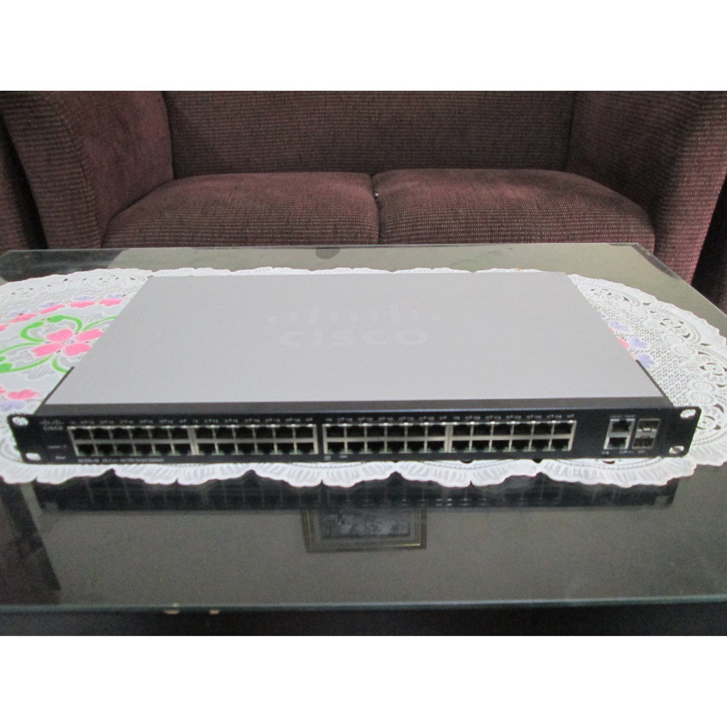 Switch Manageable 48 Port Cisco SF200-48 Berfungsi Normal