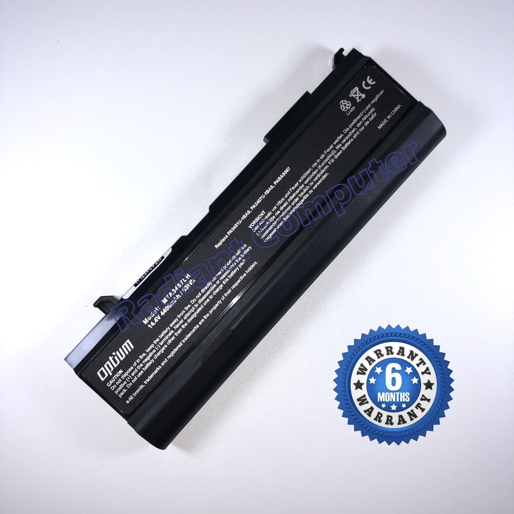 Baterai Toshiba Satellite M45 M50 M55 M100 M105 M115 PA3457U