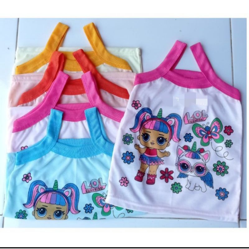 Singlet anak Perempuan/kaos dalam perempuan/singlet anak cewek