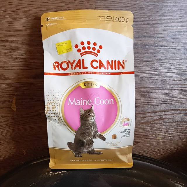 Makanan Kucing Terbaik Royal Canin Kitten Maine Coon 400g Shopee