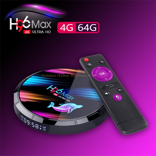 H96 MAX X3 | TV Box Android 9.0 RAM 4GB/64GB Dual Wifi Support Bluetooth