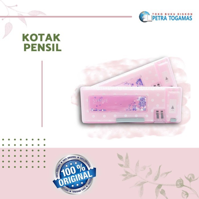 

KOTAK PENSIL MAGNET 35206 GLITTER COLOR MIX + SHARPENER