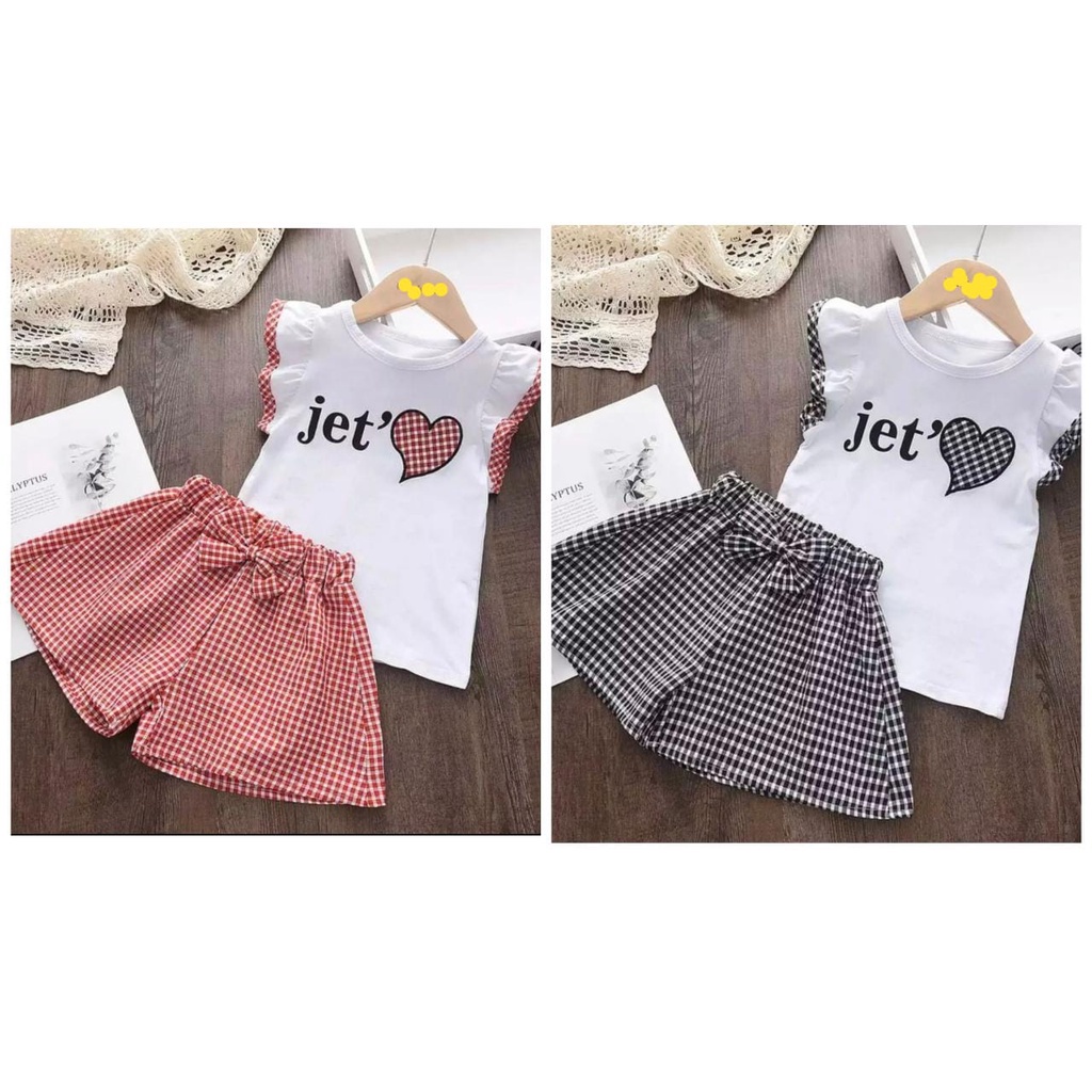 COD-PROMO - FASHION BAJU ANAK MOTIF LEKBONG JETLOVE - SETELAN BAJU ANAK USIA 6-10BLN 1-5TH PEREMPUAN - BAJU ANAK KEKINIAN DAN TERPOPULER BERMOTIF GAMBAR HATI SANGAT CANTIK BILA DIPAKAIKAN KE BADAN SIBUAH HATI -  BAHAN ADEM DAN NYAMAN SEKALI UNTUK ANAK