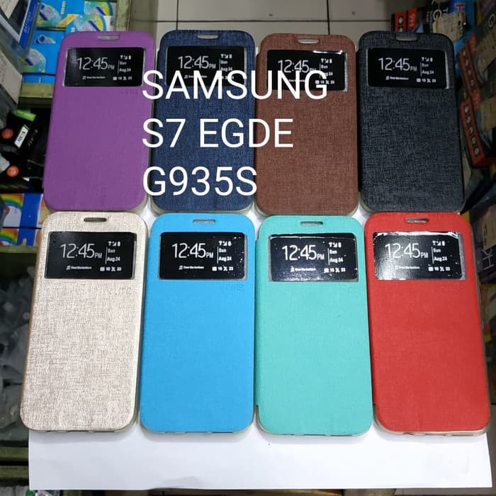 SAMSUNG S7 EDGE / G935S sarung flip cover ume/ sarung model buku