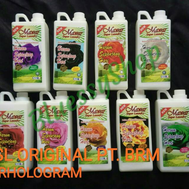 MSL Mawar Super Laundry Bandung Pewangi/Pelicin Pakaian PT. BRM BOTOL 1000ML