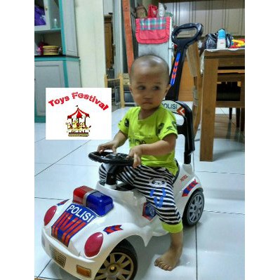 Mobil mobilan anak dorong seri polisi