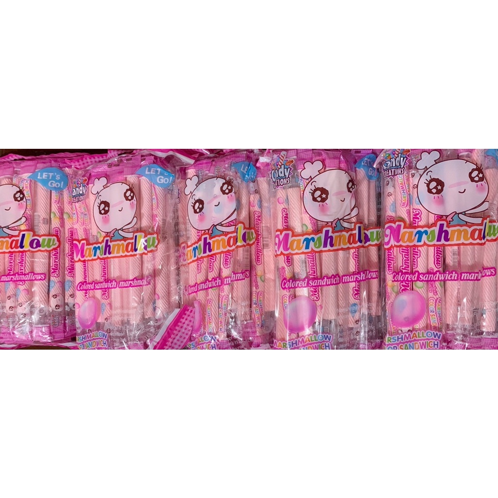 

MARSHMALLOW CANDY COLORED SANDWICH
