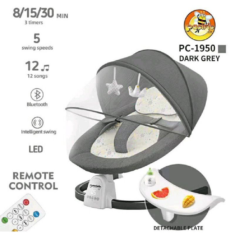 Bouncer electric swing PC1950 ada meja dan remote