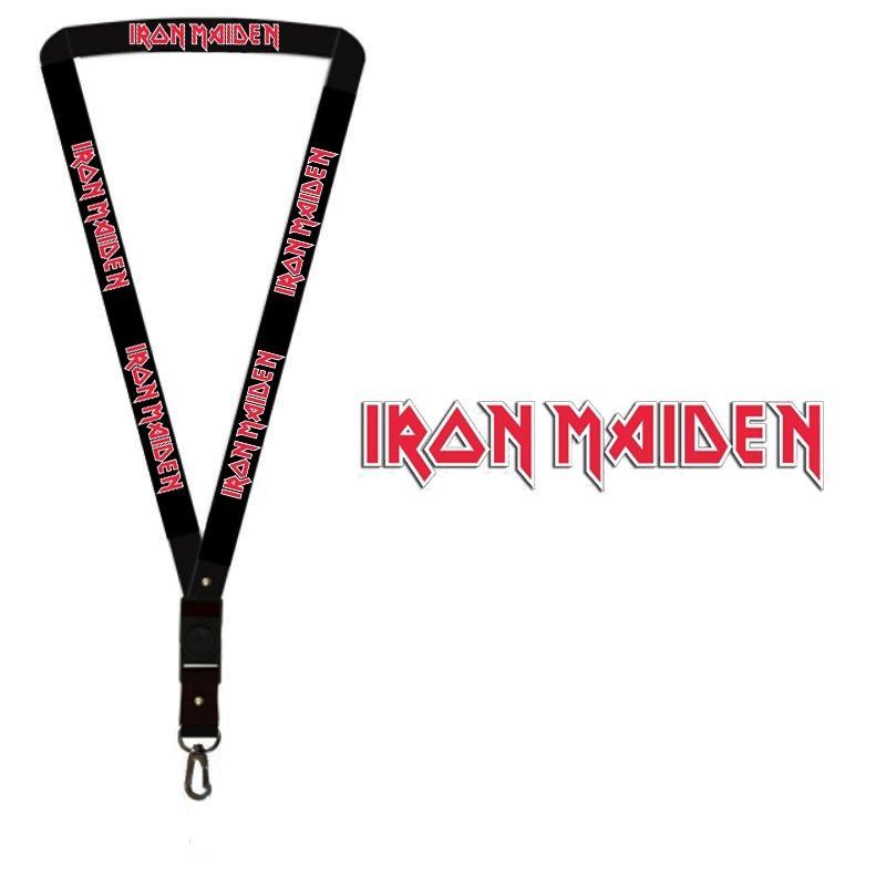 

Lanyard IRON MAIDEN gantungan kunci BAND MUSIK ROCK / tali lanyard gantungan leher id card name tag kartu nama / pods