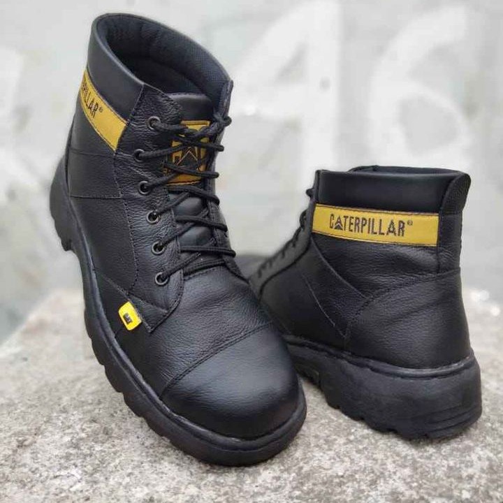 Sepatu Safety Boots Pria Ujung Besi Sepatu Work Safety Boots Premium Quality Terlaris