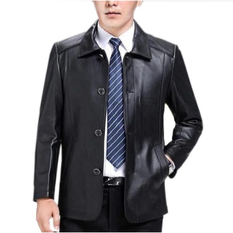 jas pria semi kulit,jas pria terbaru..