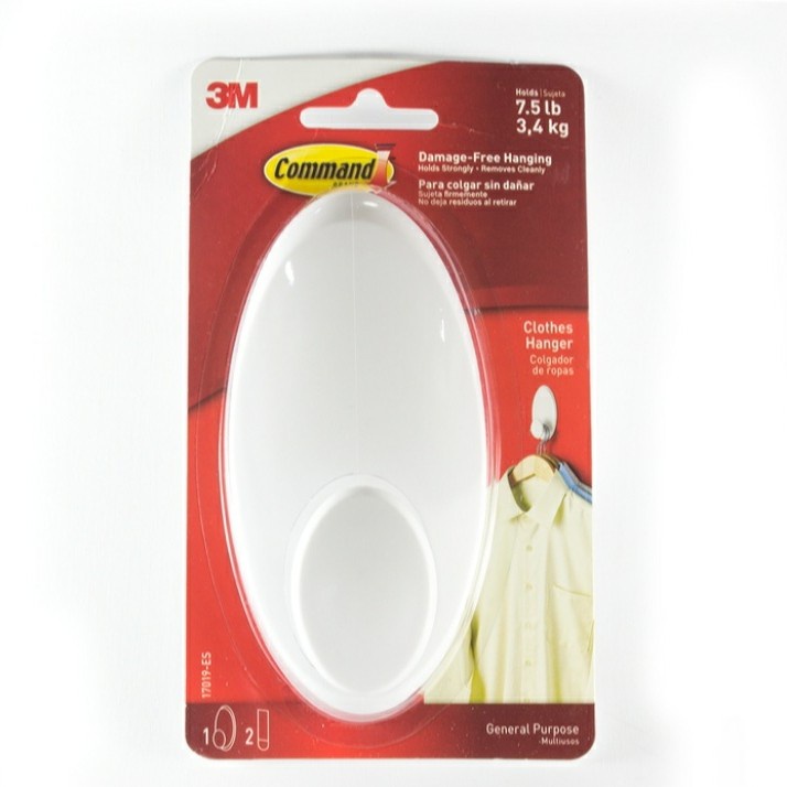 3M command 17019 gantungan baju/jas clothes hanger